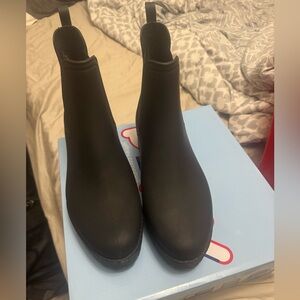 Black Matte Ankle Boots